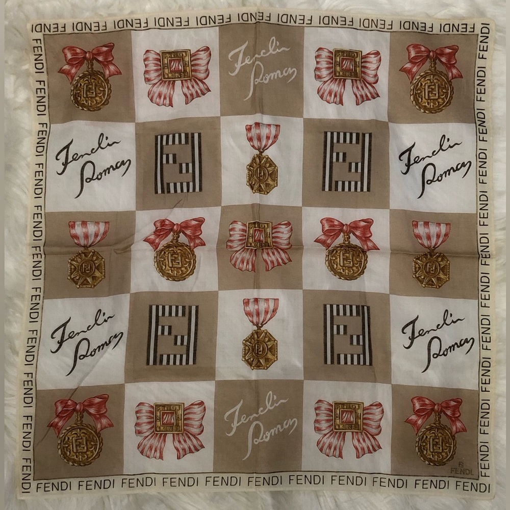 Authentic Fendi Roma Scarf